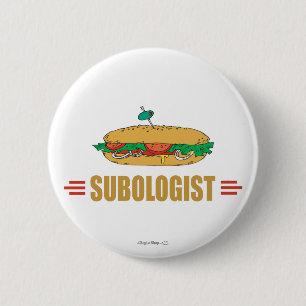 Funny Submarine Sandwich Button