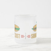 Funny Submarine Sandwich Mattglastasse (Mittel)