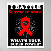 Funny Substance Autism Awareness Poster (Vorne)