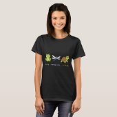 Funny Subtle Political Frog Dragonfly Turtle Resis T-Shirt (Vorne ganz)
