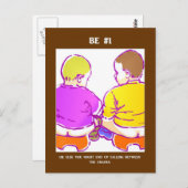 Funny Success Slogan Cheeky Play on Words Postkarte (Vorne/Hinten)