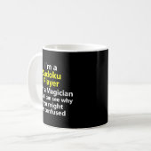 Funny Sudoku Player Job Beruf Professi Kaffeetasse (Vorderseite Links)