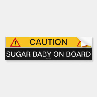 Funny Sugar Baby Autoaufkleber