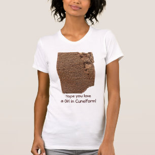 Funny "Sumerian Cuneiform Writing" T - Shirt