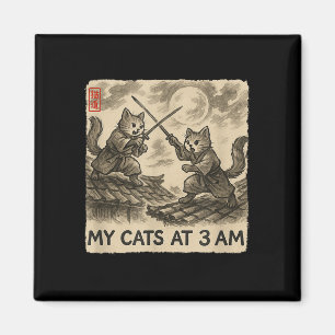 Funny Sumi-e Kawaii Tinte zum Malen japanischer me Magnet