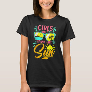 Funny Summer Beach Ferien Girls haben nur Lust T-Shirt