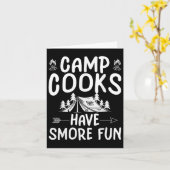 Funny Summer Camp Cook - viel Spaß Karte (Gelbe Blume)