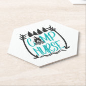 Funny Summer Camp Nursing Geschenk Camping RN Untersetzer (angewinkelt)