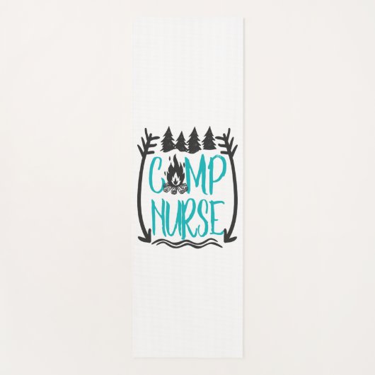 Funny Summer Camp Nursing Geschenk Camping RN Yogamatte (Vorderseite)