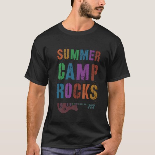 Funny Summer Camp Rocks Kinderberater Direktor Sq T-Shirt (Vorderseite)