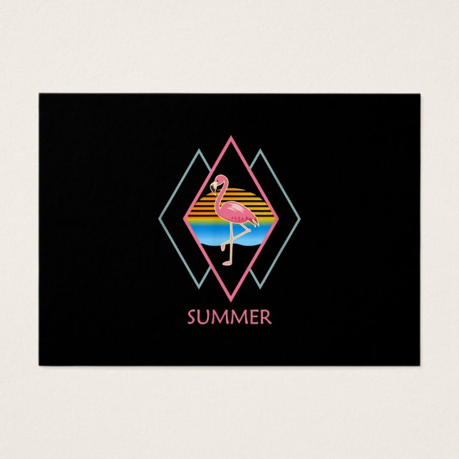 Funny Summer Flamingo | Niedlich Flamingo Lover (Vorderseite)