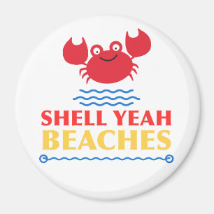 Funny Summer Pun Magnet