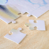 Funny Summer Snowman Surfer Drinks Frisch - Spaß Puzzle (Seite)