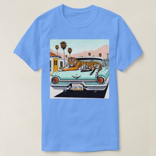 Funny Summer Tiger Lover Motel 2024 T-Shirt (Design vorne)