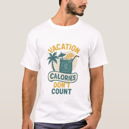 Funny Summer Trip Food Shirt - Ferienkalorien