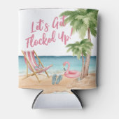 Funny Summer Tropical Beach Dosenkühler (Vorderseite)