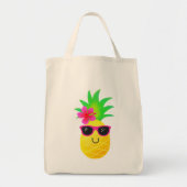 Funny Summer Tropical Pineapse Tragetasche (Vorne)
