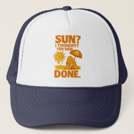 Funny Summer Trucker Hat - Introvertieren Summer G Truckerkappe