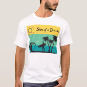 Funny Summer vibes Sun a Beach T-Shirt (Vorderseite)