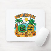 Funny Summerween Niedliche Wassermelone und Ananas Mousepad (Mit Mouse)