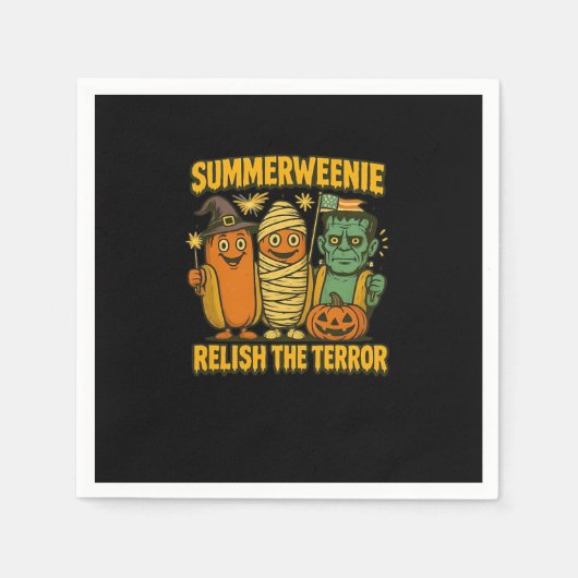 Funny Summerweenie 4. Juli Essential Serviette (Vorderseite)