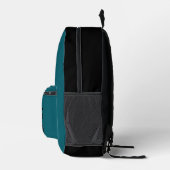 Funny Summit Hiking  black blue teal Backpack  Bedruckter Rucksack (Rechts)