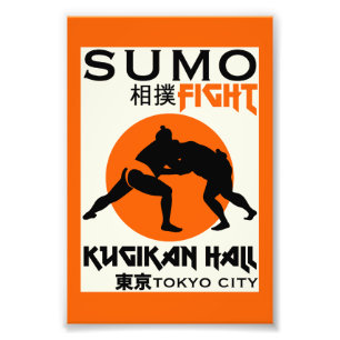 Funny Sumo Wrestler Fotodruck