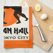 Funny Sumo Wrestler Geschirrtuch (Viertel Falte)