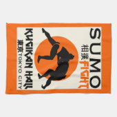 Funny Sumo Wrestler Geschirrtuch (Horizontal)