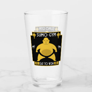 Funny Sumo Wrestler Glas