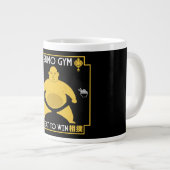 Funny Sumo Wrestler Jumbo-Tasse (Vorderseite Rechts)
