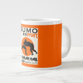 Funny Sumo Wrestler Jumbo-Tasse (Vorderseite Rechts)