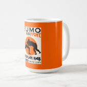 Funny Sumo Wrestler Kaffeetasse (VorderseiteRechts)