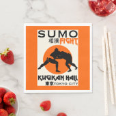 Funny Sumo Wrestler Serviette (Beispiel)