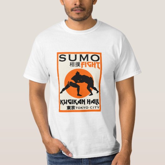 Funny Sumo Wrestler T-Shirt (Vorderseite)