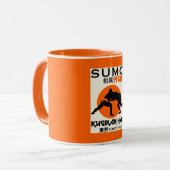 Funny Sumo Wrestler Tasse (Vorderseite Links)