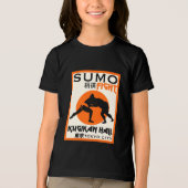 Funny Sumo Wrestler Tri-Blend Shirt (Vorderseite)