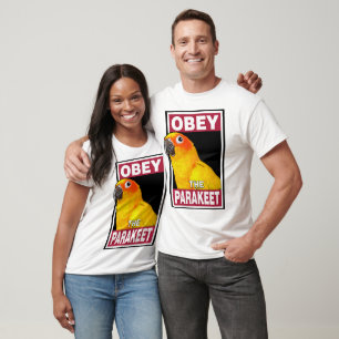 Funny Sun Parakeet - Vogelkunst T-Shirt