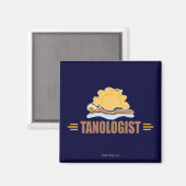 Funny Sun Tanning Magnet (Vorderseite/Rückseite)