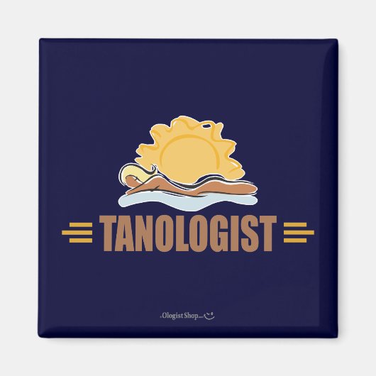Funny Sun Tanning Magnet (Vorne)