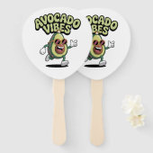 Funny Sunglasses Avocado Fächer (Vorne und Hinten)