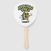 Funny Sunglasses Avocado Fächer (Rückseite)