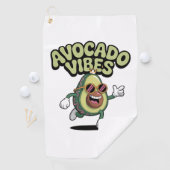 Funny Sunglasses Avocado Golfhandtuch (Insitu)
