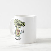 Funny Sunglasses Avocado Kaffeetasse (Vorderseite Links)