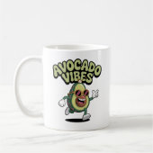 Funny Sunglasses Avocado Kaffeetasse (Links)