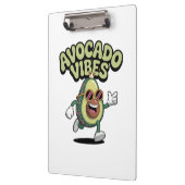 Funny Sunglasses Avocado Klemmbrett (Links)