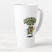 Funny Sunglasses Avocado Milchtasse (Rechte Ecke)