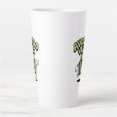 Funny Sunglasses Avocado Milchtasse (Vorderseite)