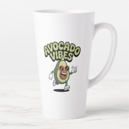 Funny Sunglasses Avocado Milchtasse