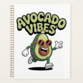 Funny Sunglasses Avocado Planer (Vorderseite)